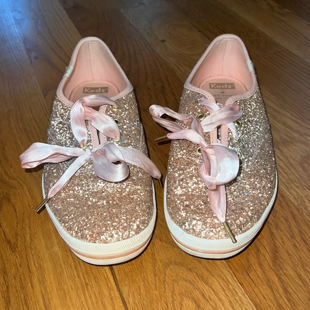 Keds Kate Spade New York Glitter Sneakers - Size 8